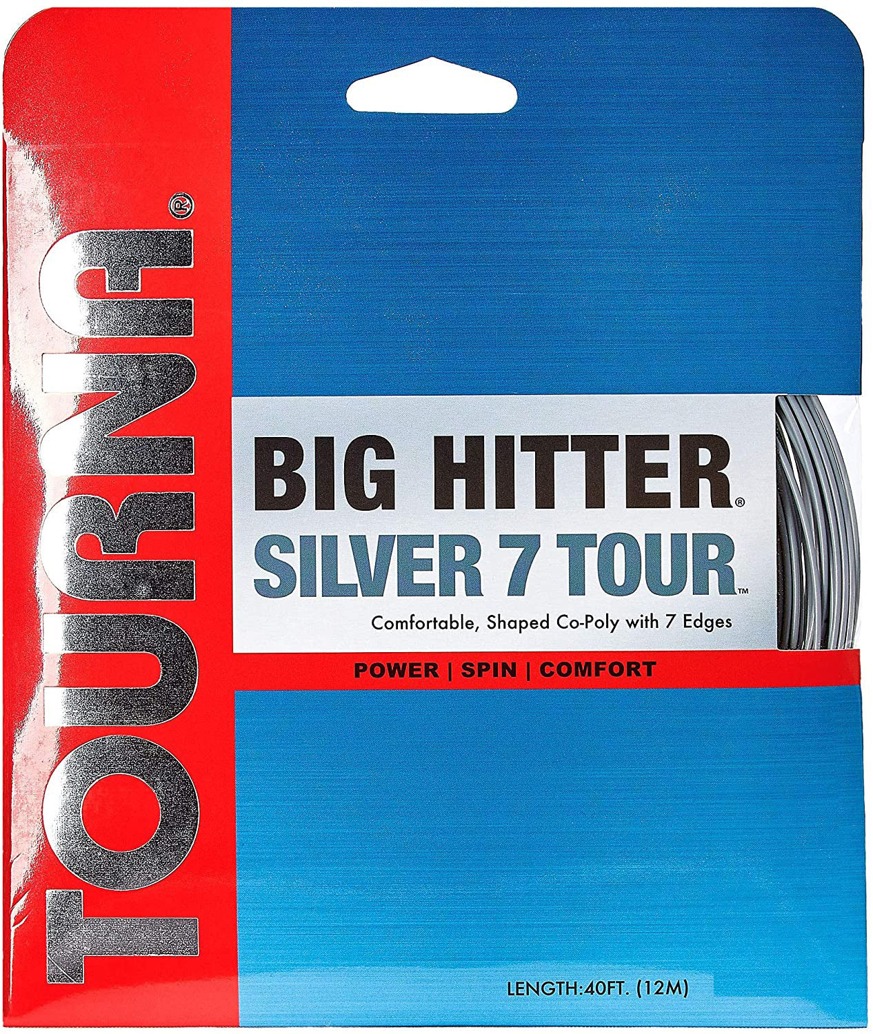 Tourna Big Hitter Black 7 1.25 String Reel - 220m