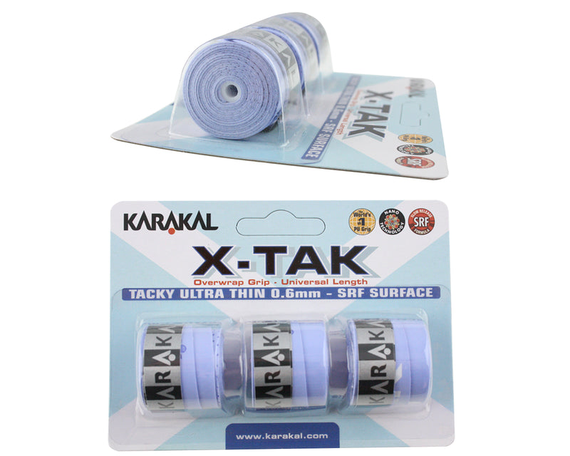 Karakal X-TAK Overgrips 3 Pack
