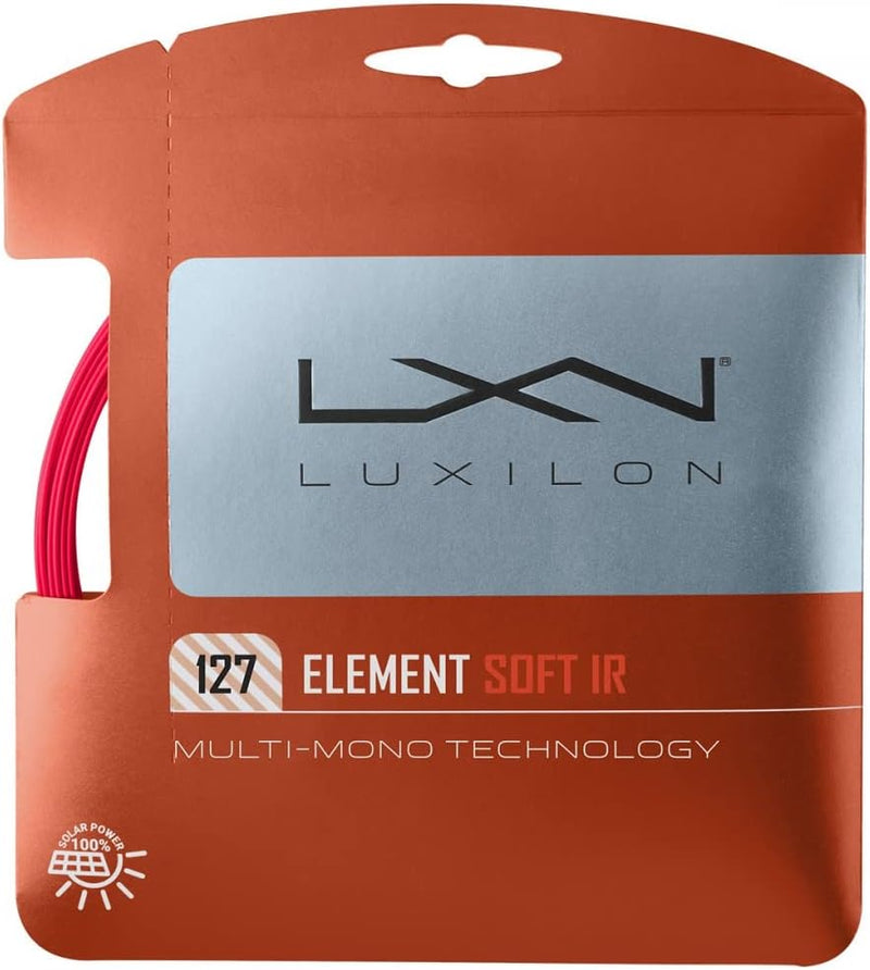 Luxilon Element IR Soft 127 Red Tennis String