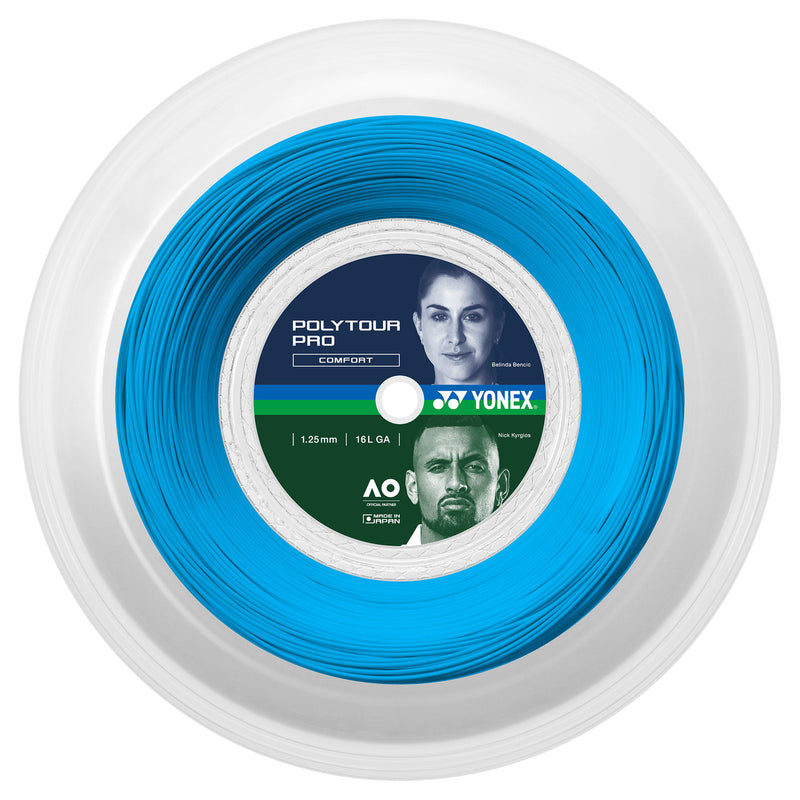 Yonex Polytour Spin 125 Tennis String Reel 200m,Cobalt Blue – Prokicksports