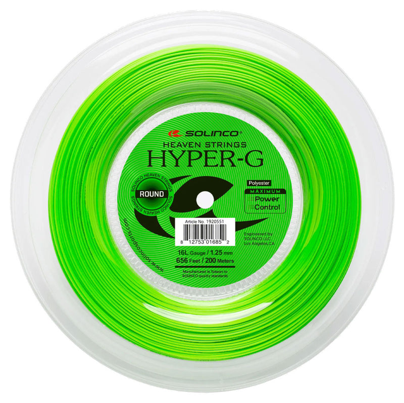 Solinco HYPER-G ROUND 1.25mm 16L 200m Reel