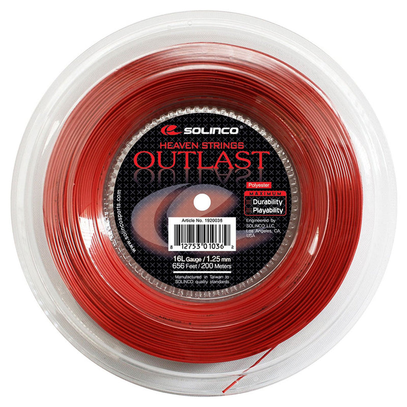 Solinco OUTLAST 1.25mm 16L 200m Reel