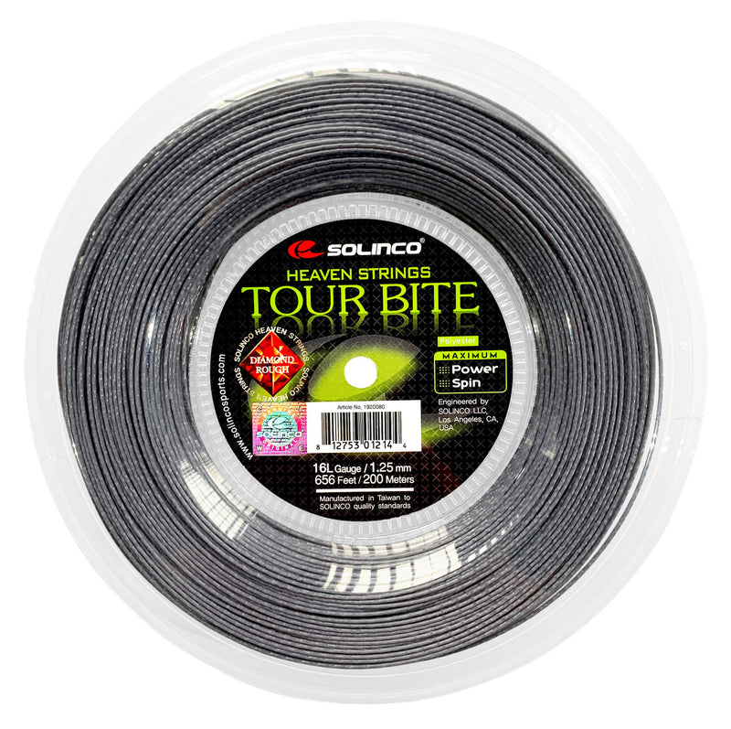 Solinco TOUR BITE DIAMOND ROUGH 1.25mm 16L 200m Reel