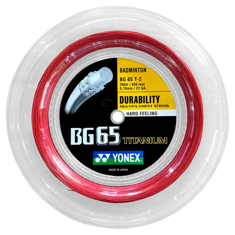 Yonex BG65TI TITANIUM 0.70mm 200m Reel