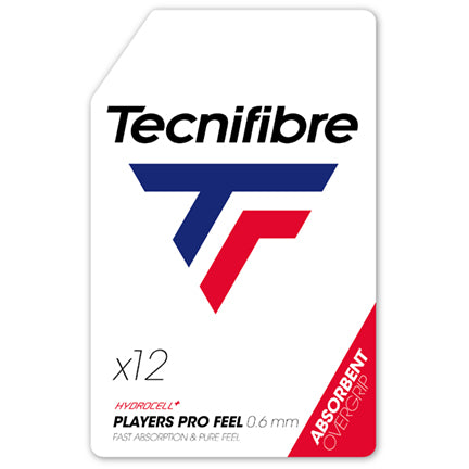 Tecnifibre Players Pro Feel Overgrips 12 Pack