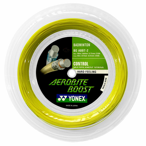 Yonex BG80 Badminton String 200m Reel Yellow