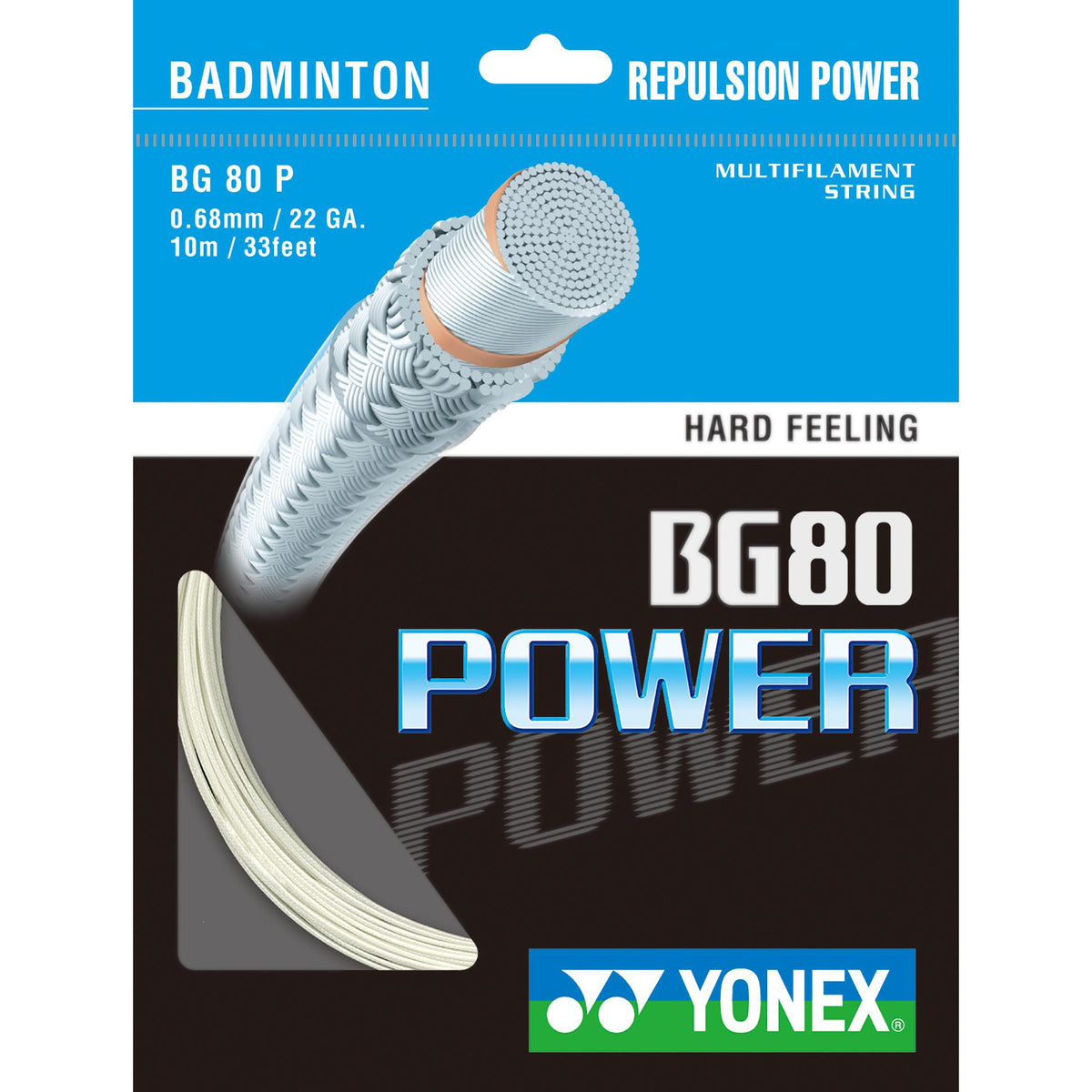 Yonex BG80 POWER 0.68mm 10m Set