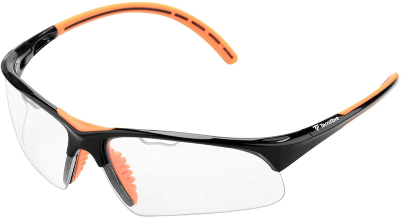 Tecnifibre Black Orange Squash Glasses
