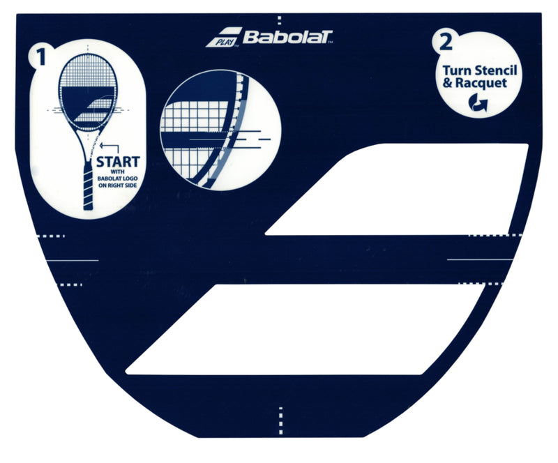 Babolat Tennis Racket Stencil Card