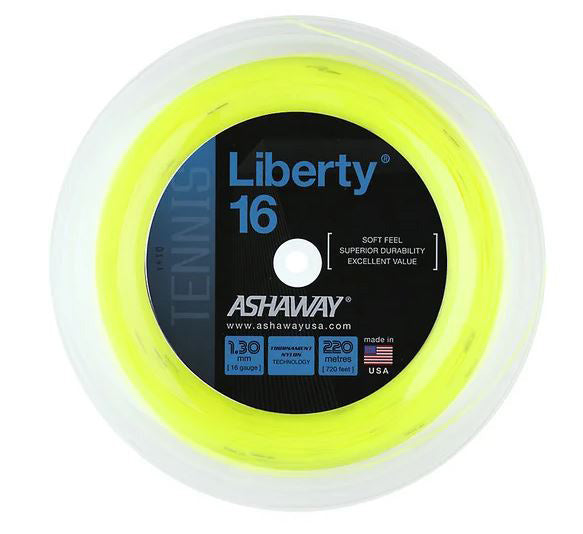 Ashaway Liberty 16 String 220m Reel Yellow