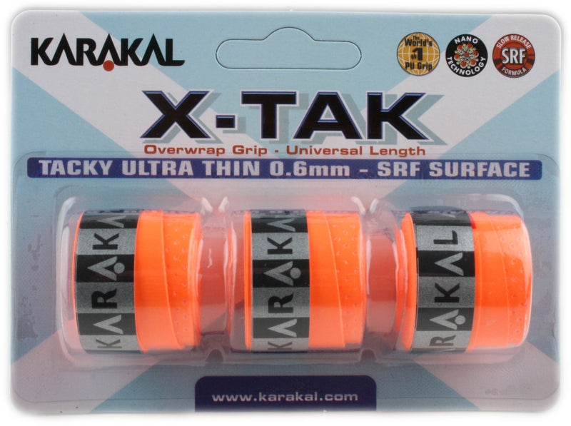 Karakal X-TAK Overgrips 3 Pack